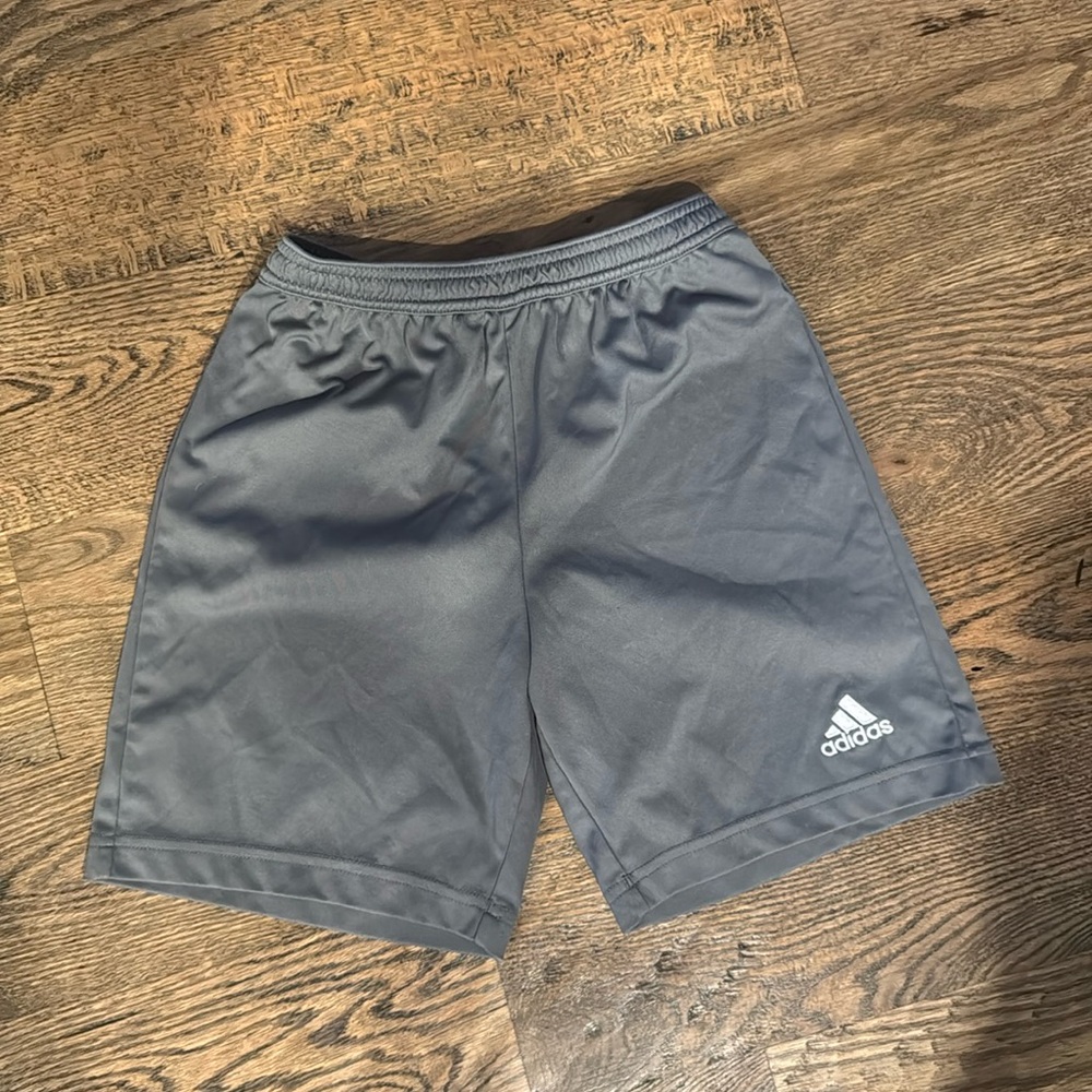 Adidas shorts gray youth medium 11-12Y